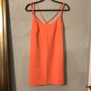 Strappy back mini dress